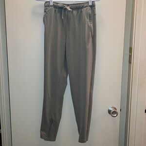 Adidas pants with zip hem